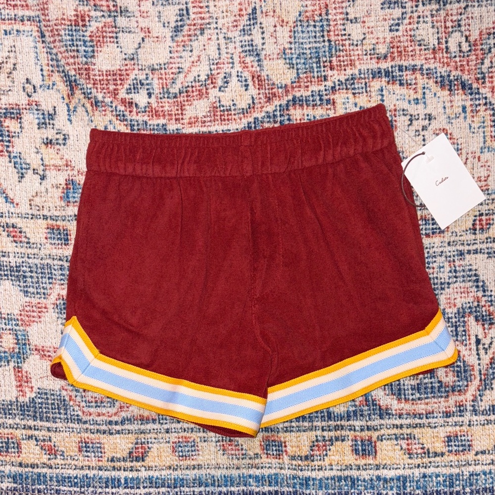 Cadets Casita Terry Shorts in Red SZ 7/8 (23-26” Waist) NWT